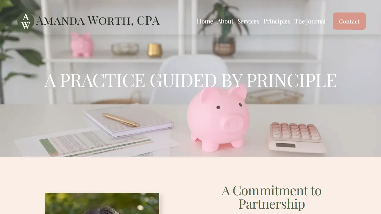 Amanda Worth, CPA page