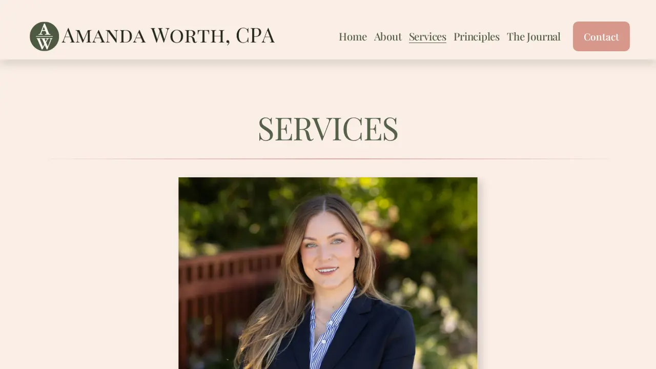 Amanda Worth, CPA page
