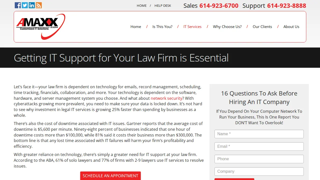 Amaxx, Inc. page
