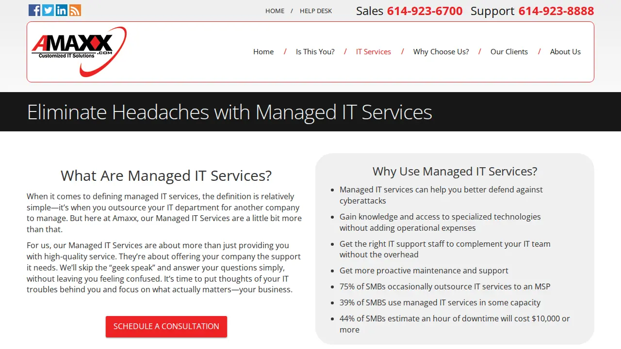Amaxx, Inc. page