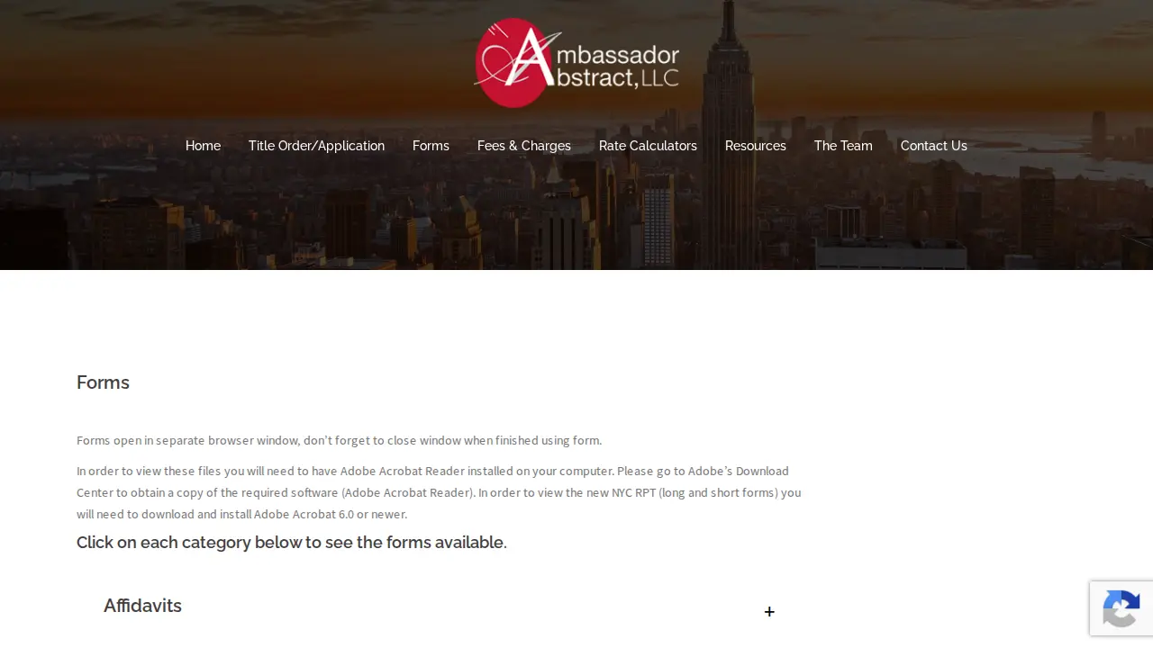 Ambassador Abstract LLC page