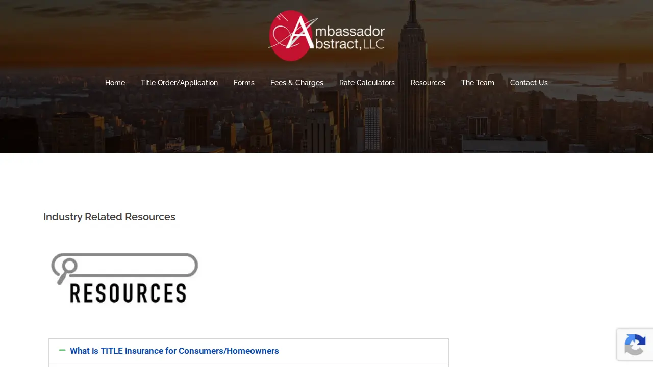 Ambassador Abstract LLC page
