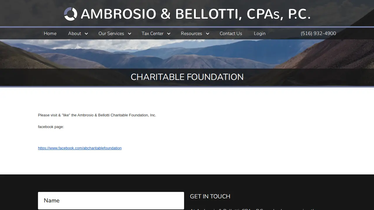 Ambrosio & Bellotti, CPAs, PC page