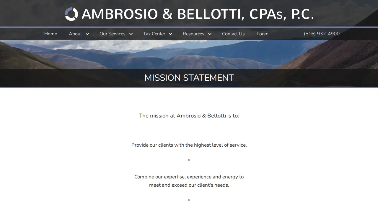 Ambrosio & Bellotti, CPAs, PC page