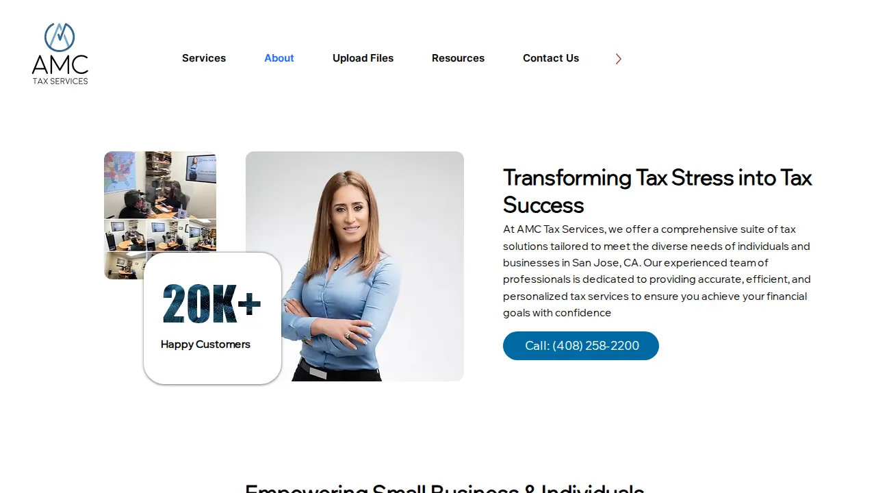AMC Tax Services page