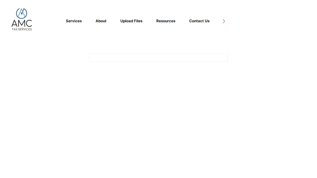 AMC Tax Services page