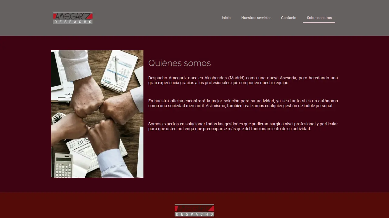 Despacho Amegariz page