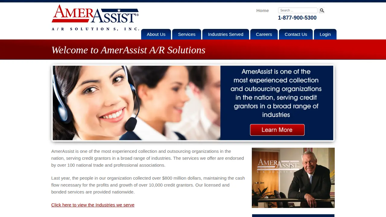 Amerassist website