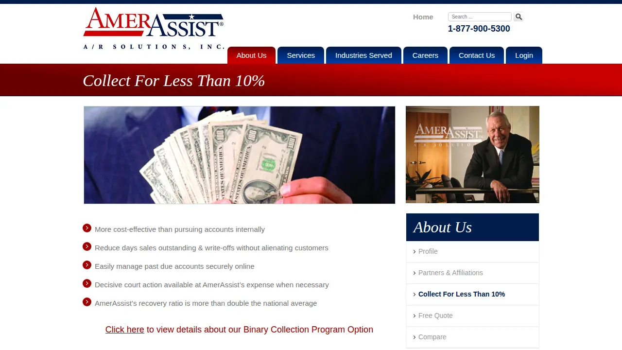 Amerassist page
