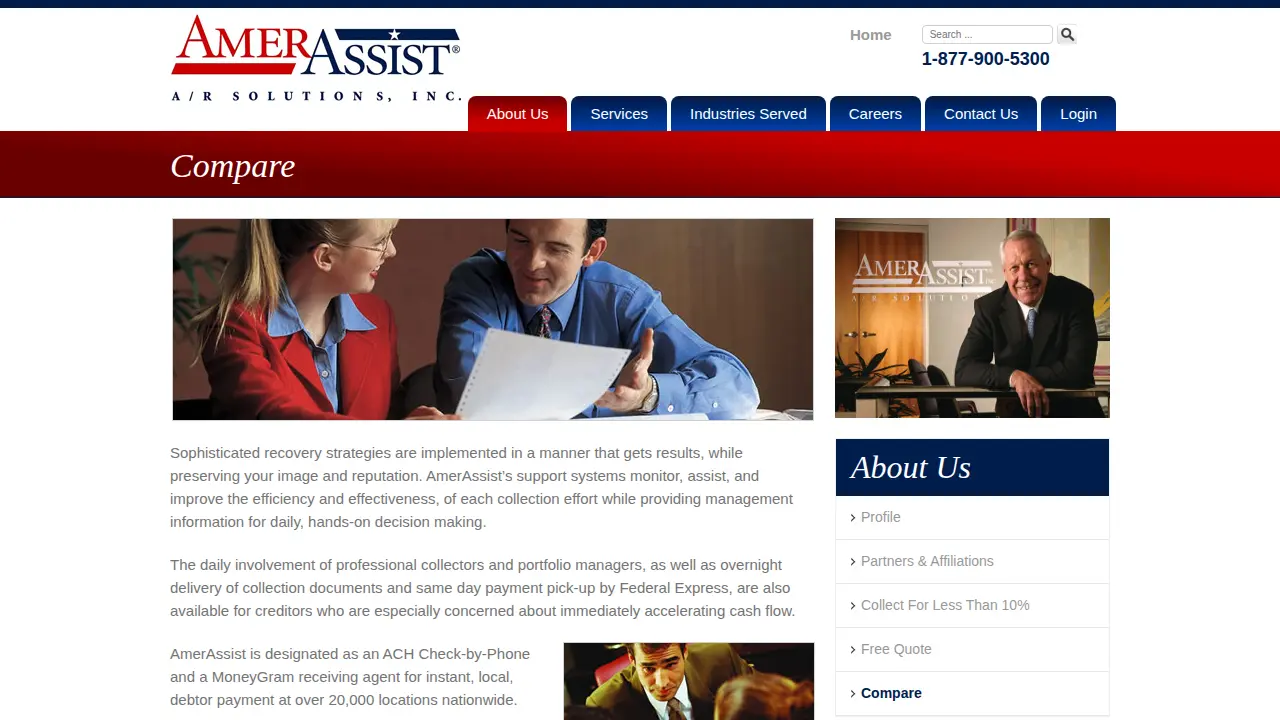 Amerassist page