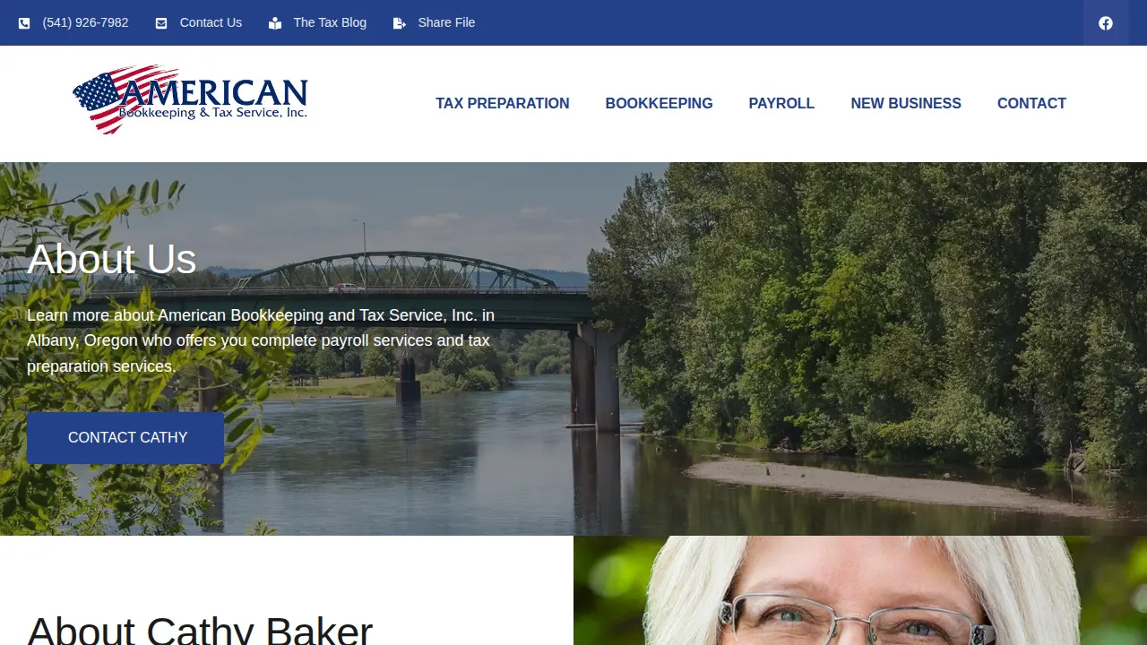 American Bookkeeping & Tax Services page