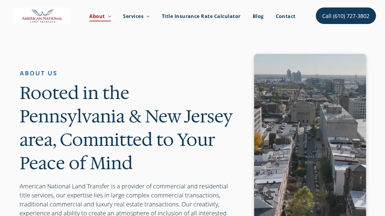 American National Land Transfer, LLC page