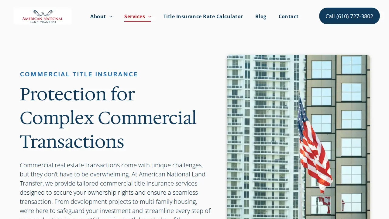 American National Land Transfer, LLC page