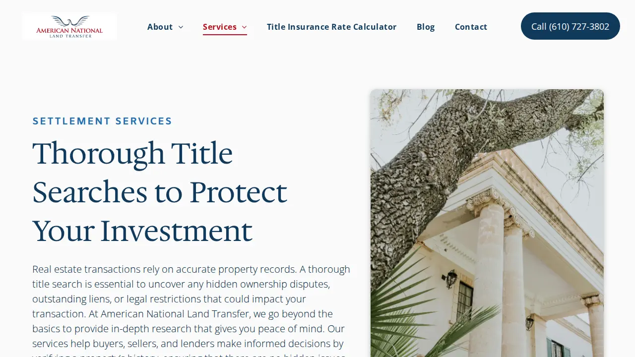 American National Land Transfer, LLC page