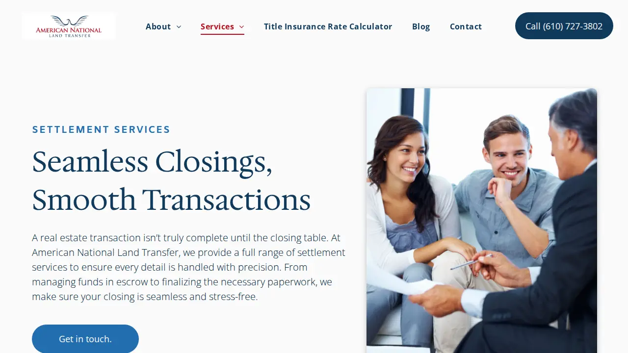 American National Land Transfer, LLC page