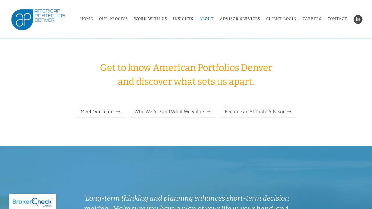 American Portfolios Denver page