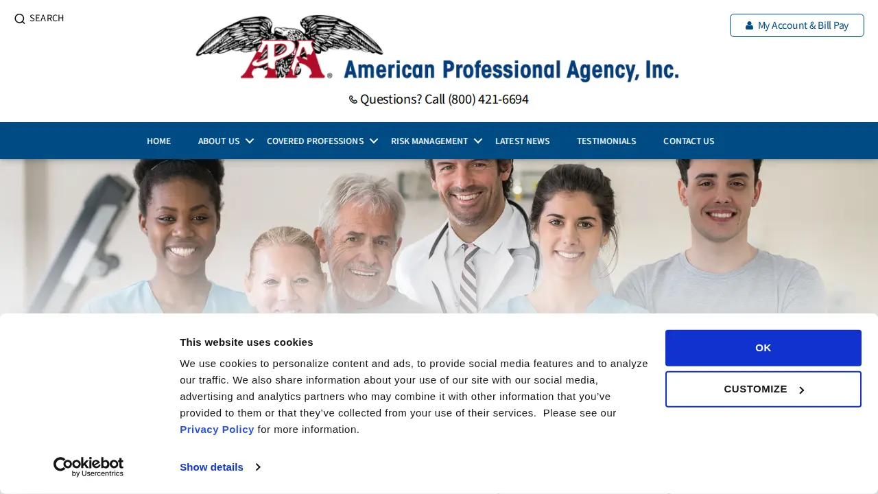 American Professional Agency, Inc page