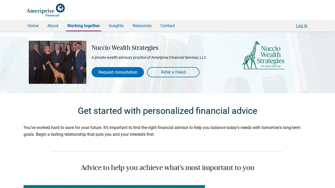 Fulcrum Wealth Management Group - Ameriprise Financial Services, LLC page