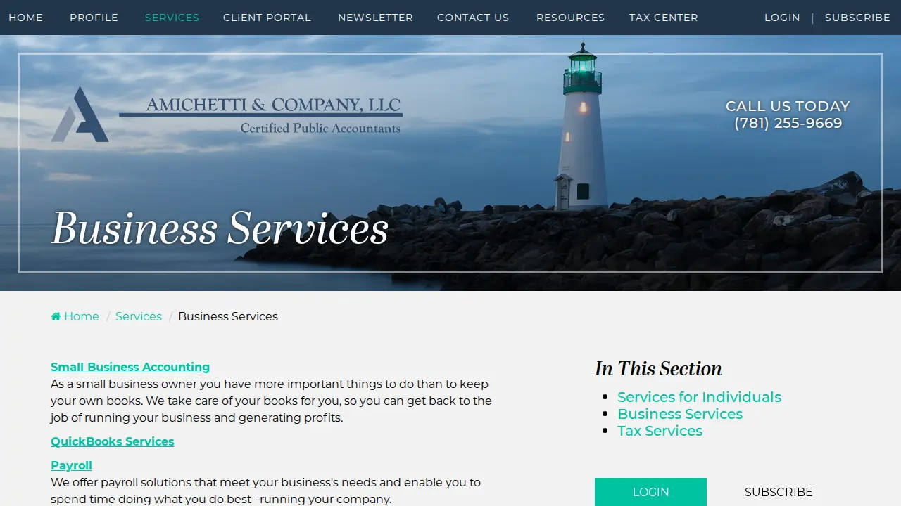 Amichetti & Company, LLC page