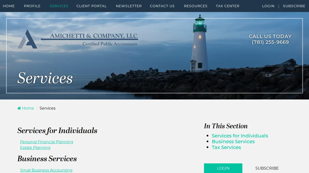 Amichetti & Company, LLC page