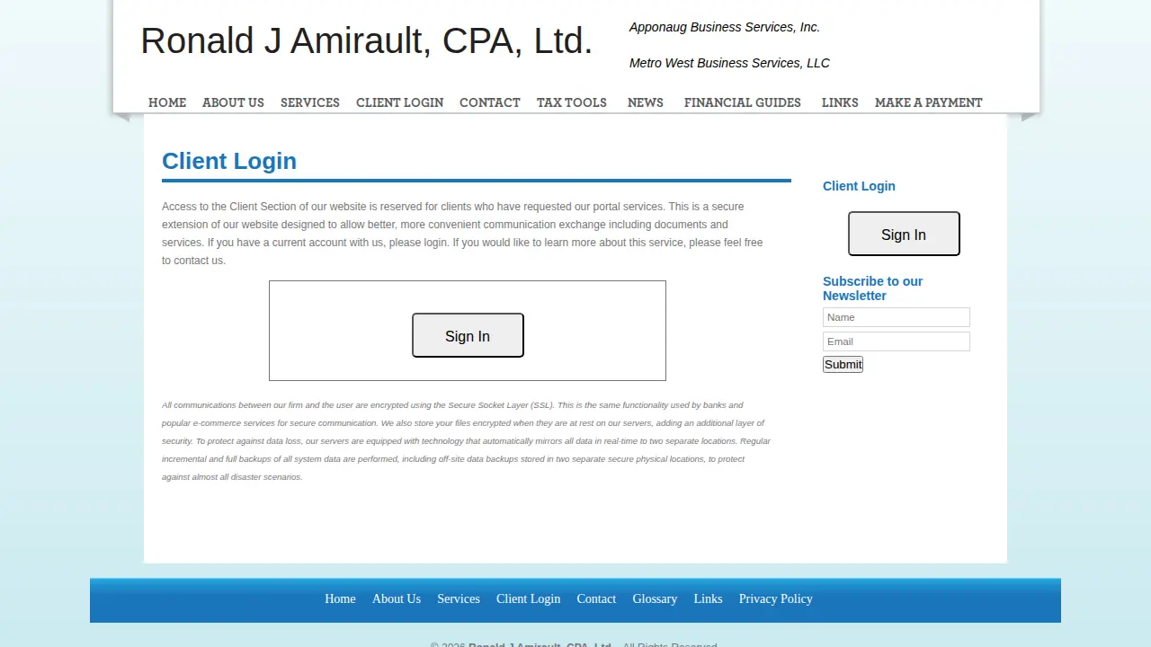Apponaug Business Services Inc page