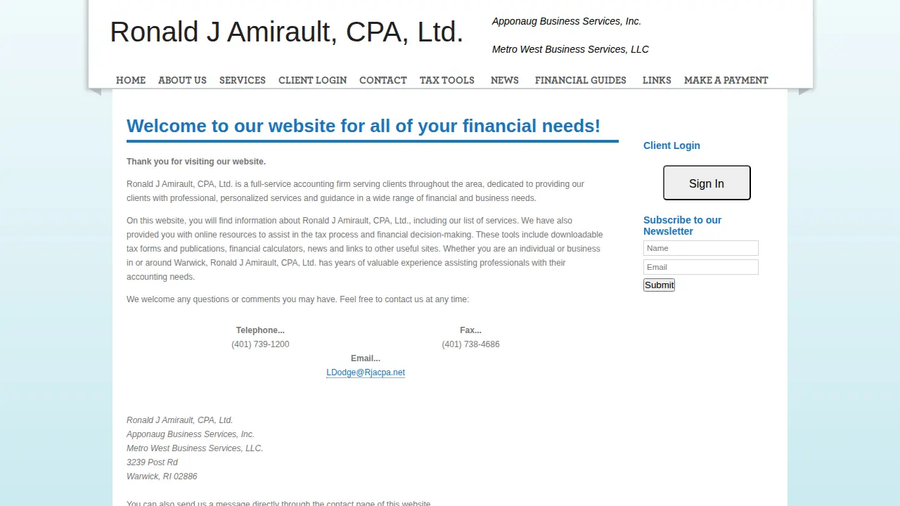 Apponaug Business Services Inc