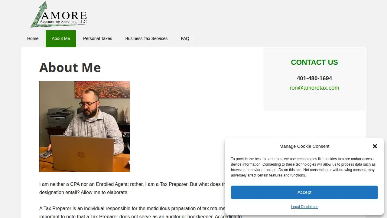 Amore Accounting Services LLC page