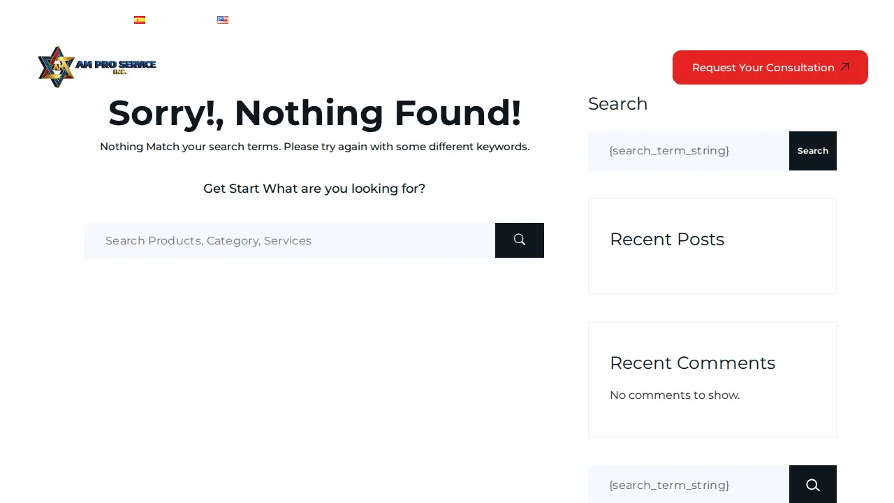 Am Pro Service page