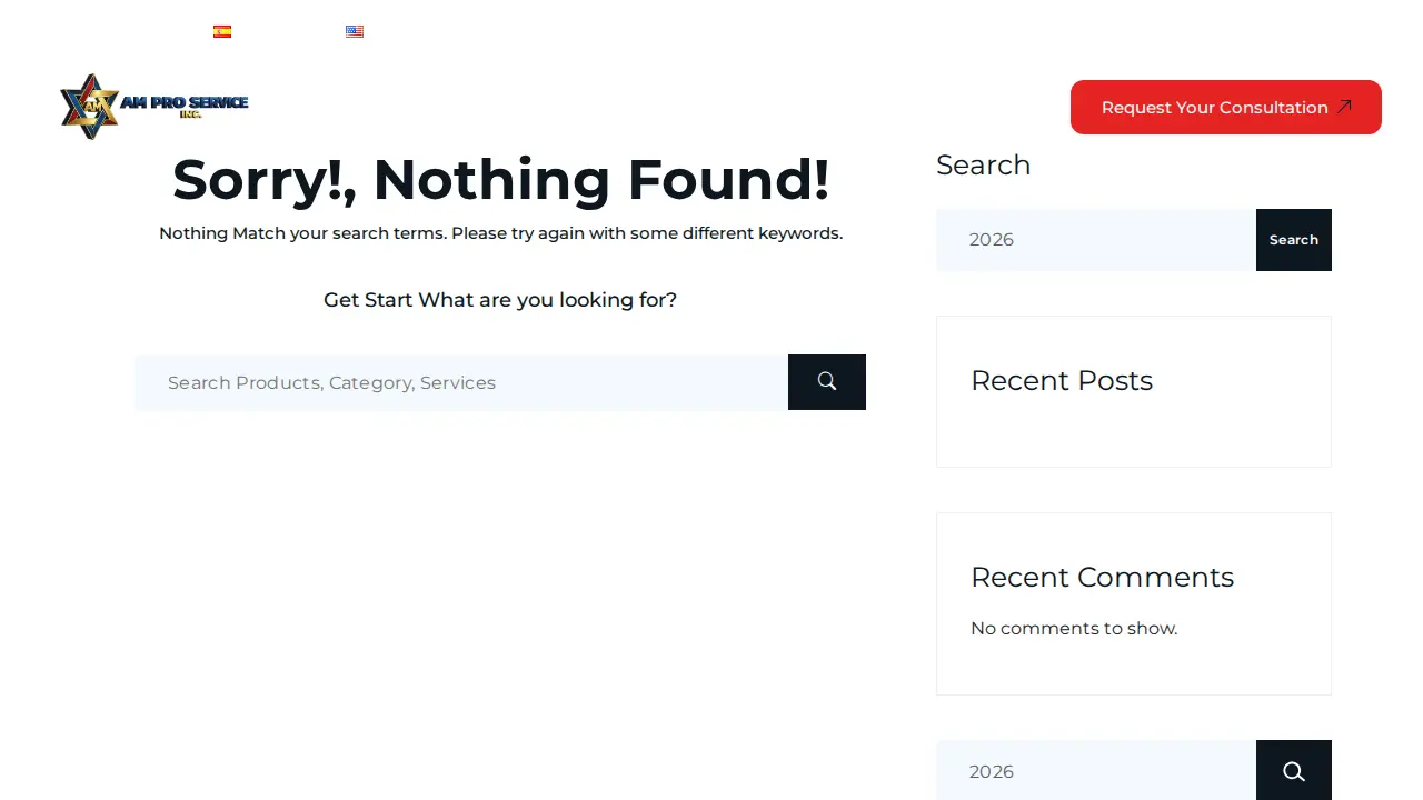 Am Pro Service page