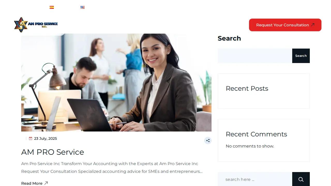 Am Pro Service page