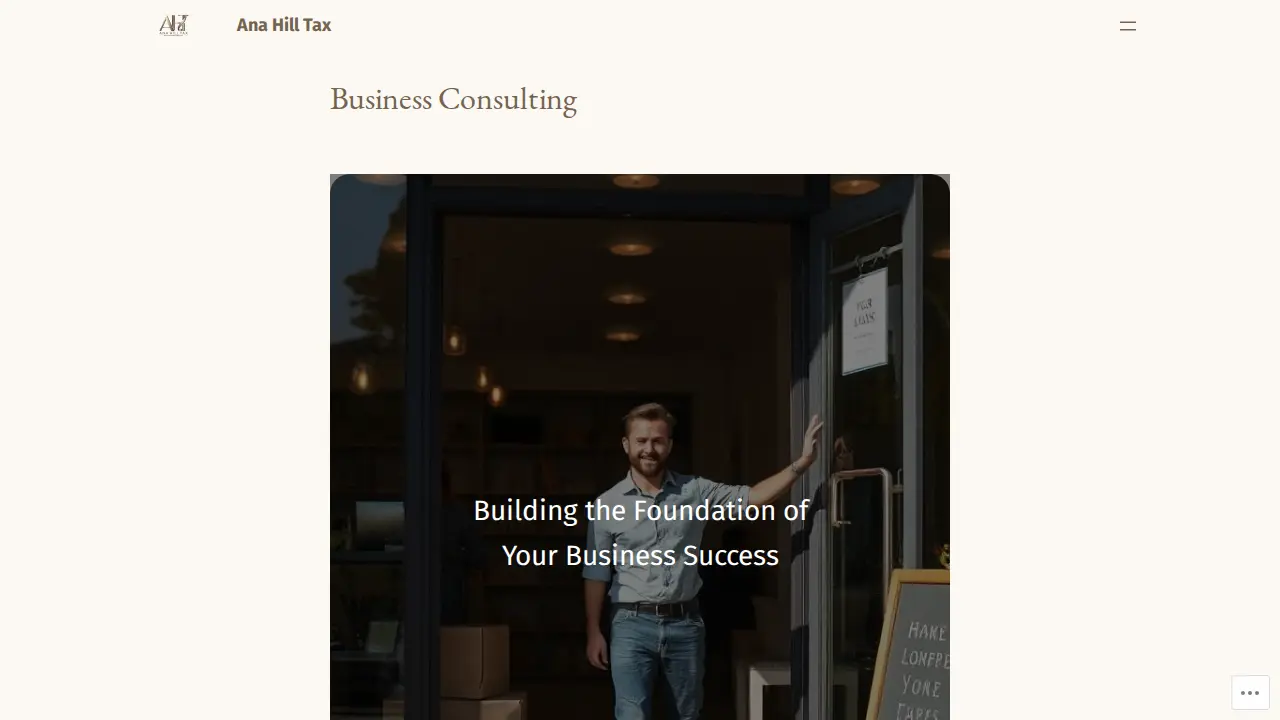Ana Hill Tax & Accounting Services LLC page