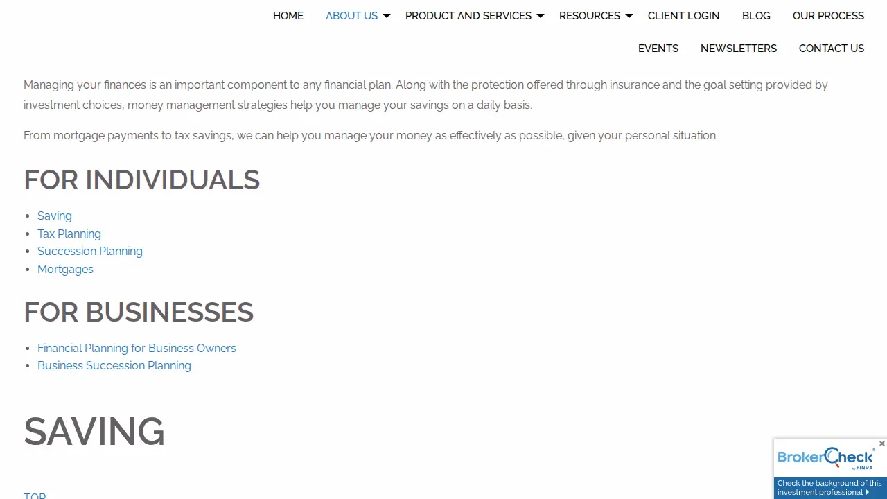 Anchor Wealth Strategies page