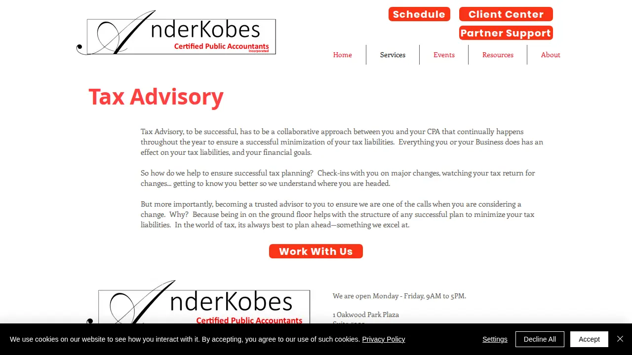 AnderKobes CPA, Inc page
