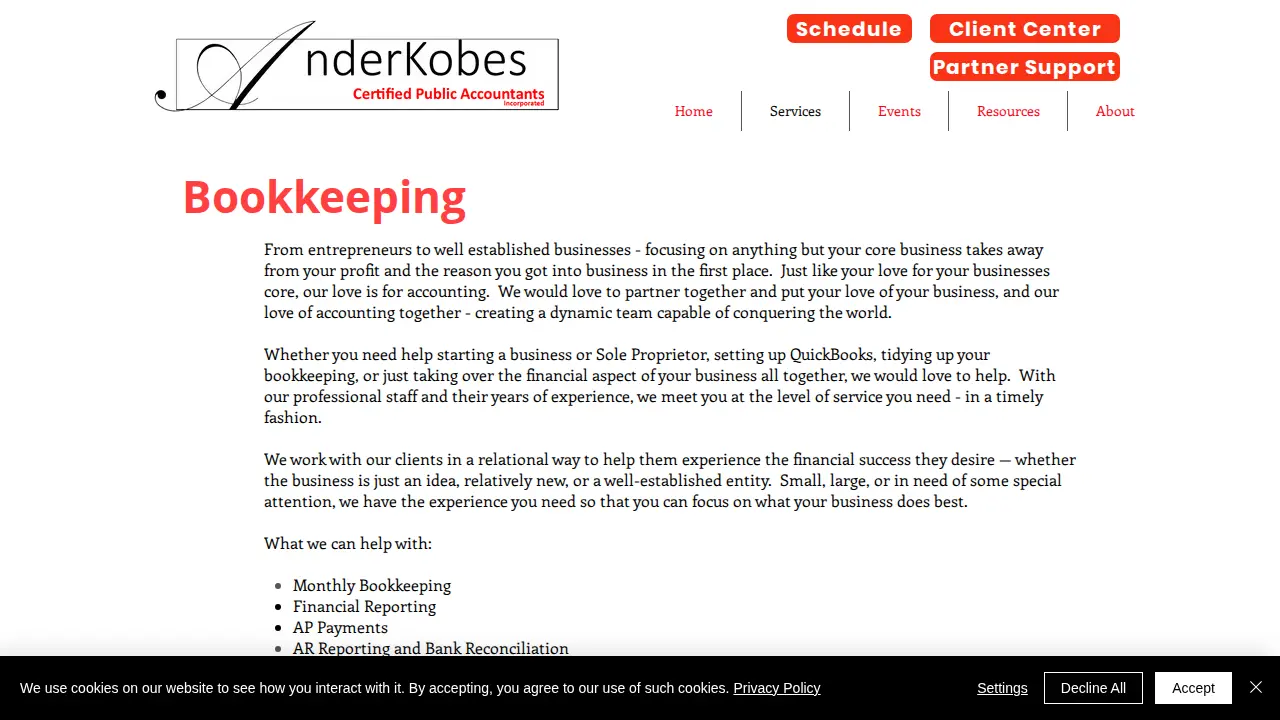 AnderKobes CPA, Inc page