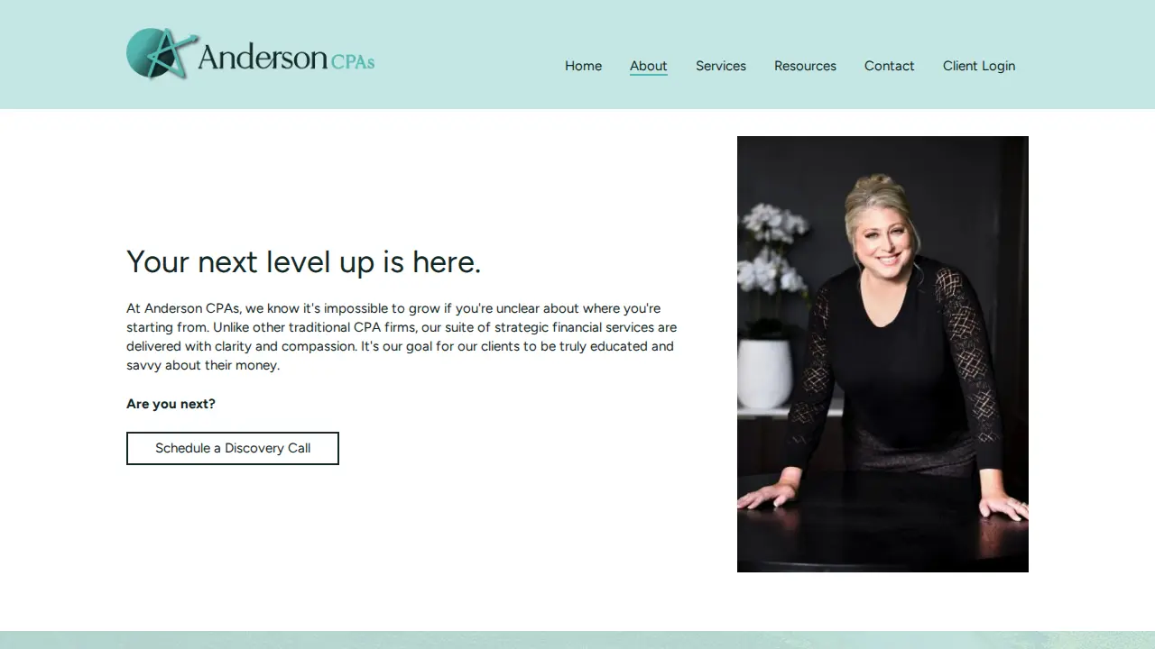Anderson CPAs page