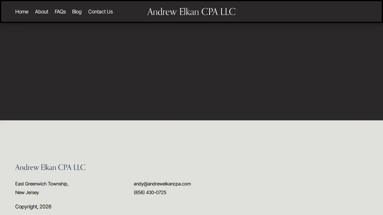 Andrew Elkan CPA LLC page