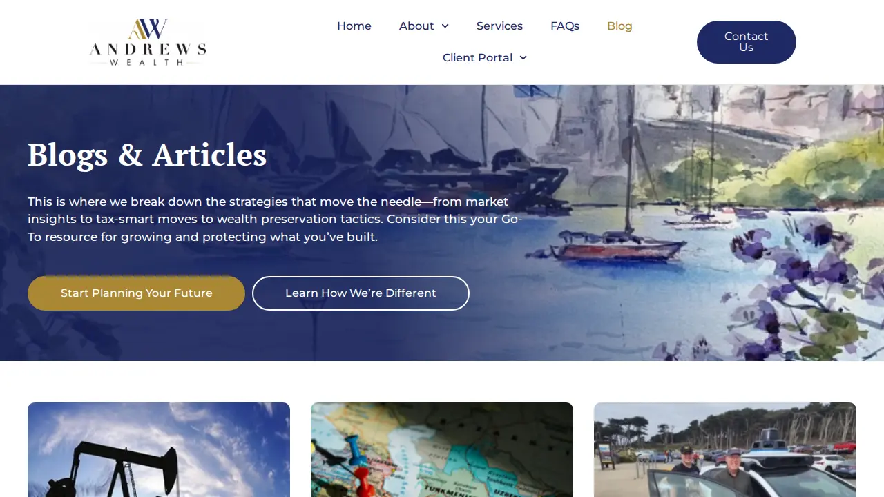 Andrews Wealth page