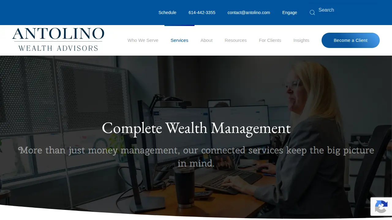 ANTOLINO Wealth Advisors page