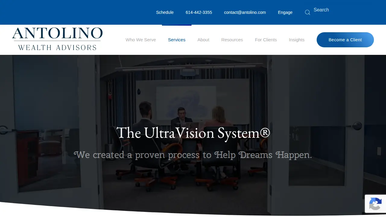 ANTOLINO Wealth Advisors page