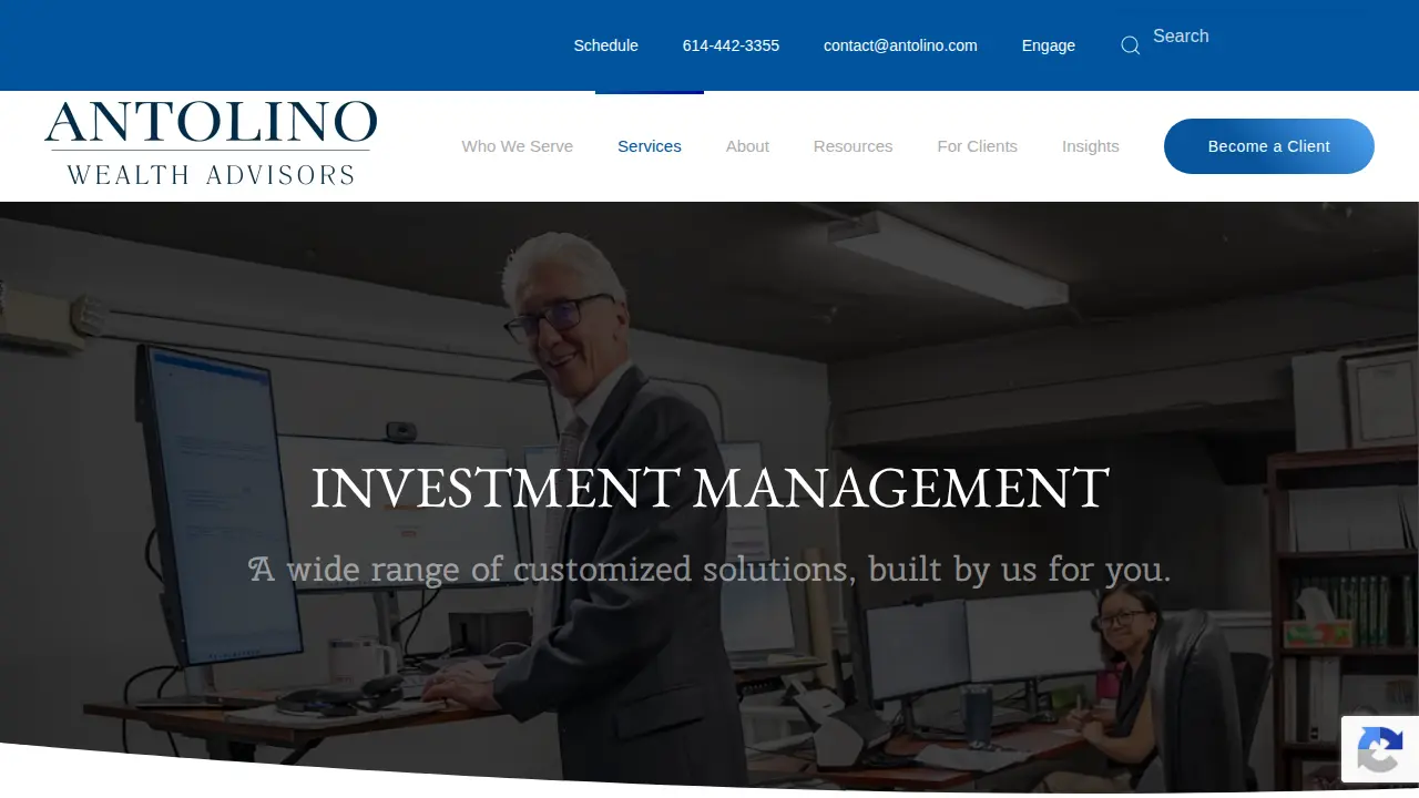 ANTOLINO Wealth Advisors page