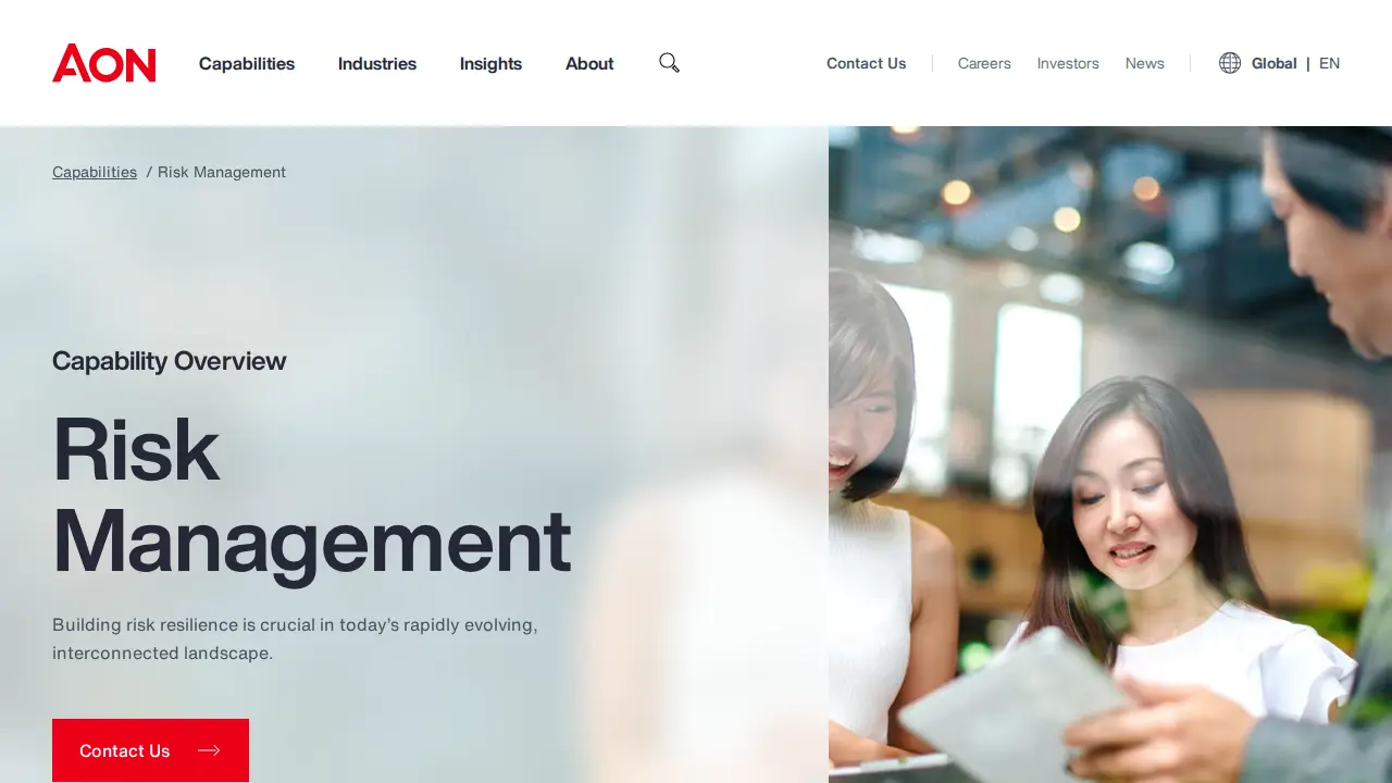 Aon Private Risk Management: Maney Lorriane page