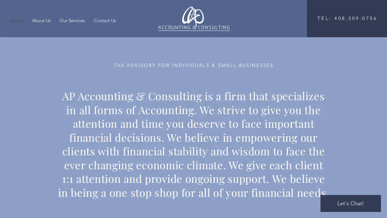 AP Accounting | Bay Area California | Taxes | Financial Planning page