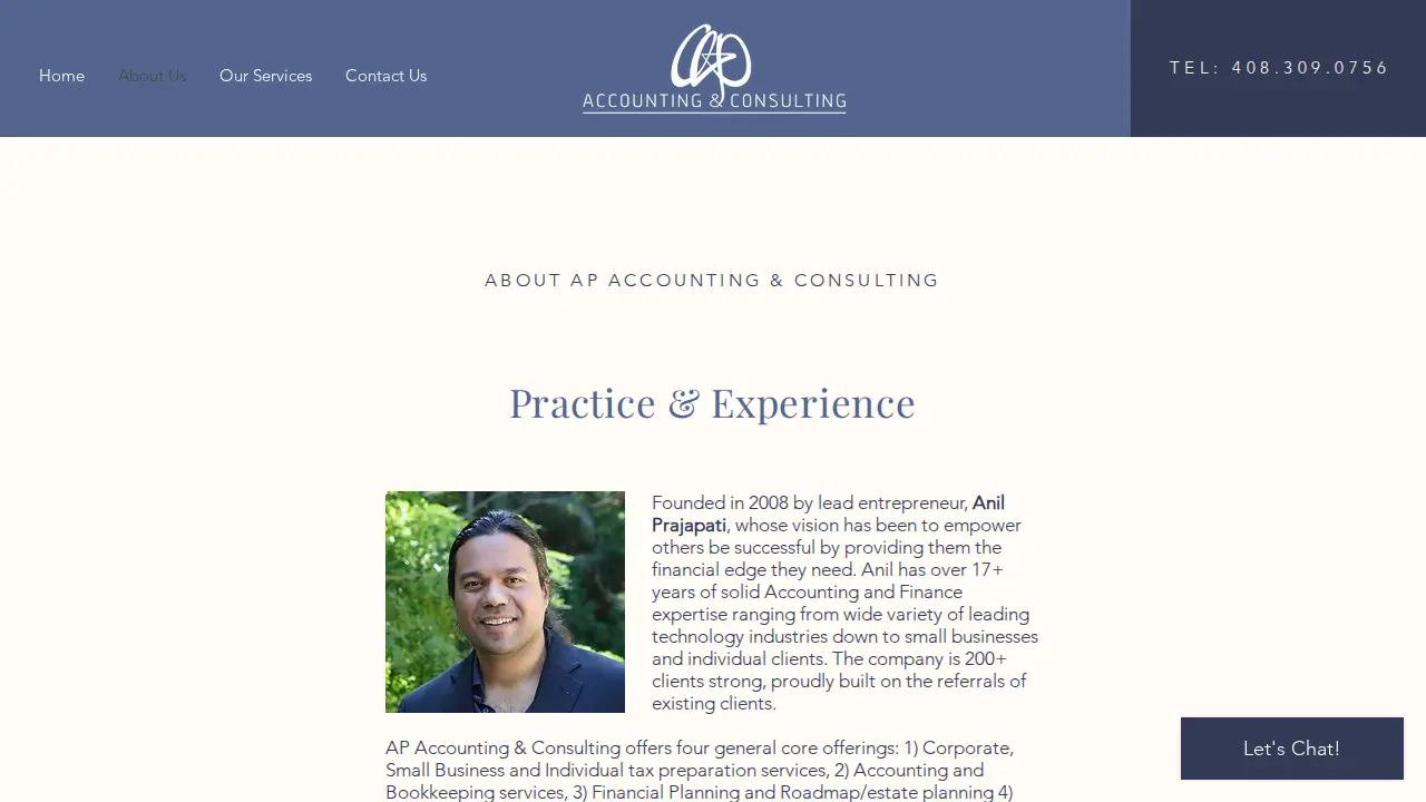 AP Accounting | Bay Area California | Taxes | Financial Planning page