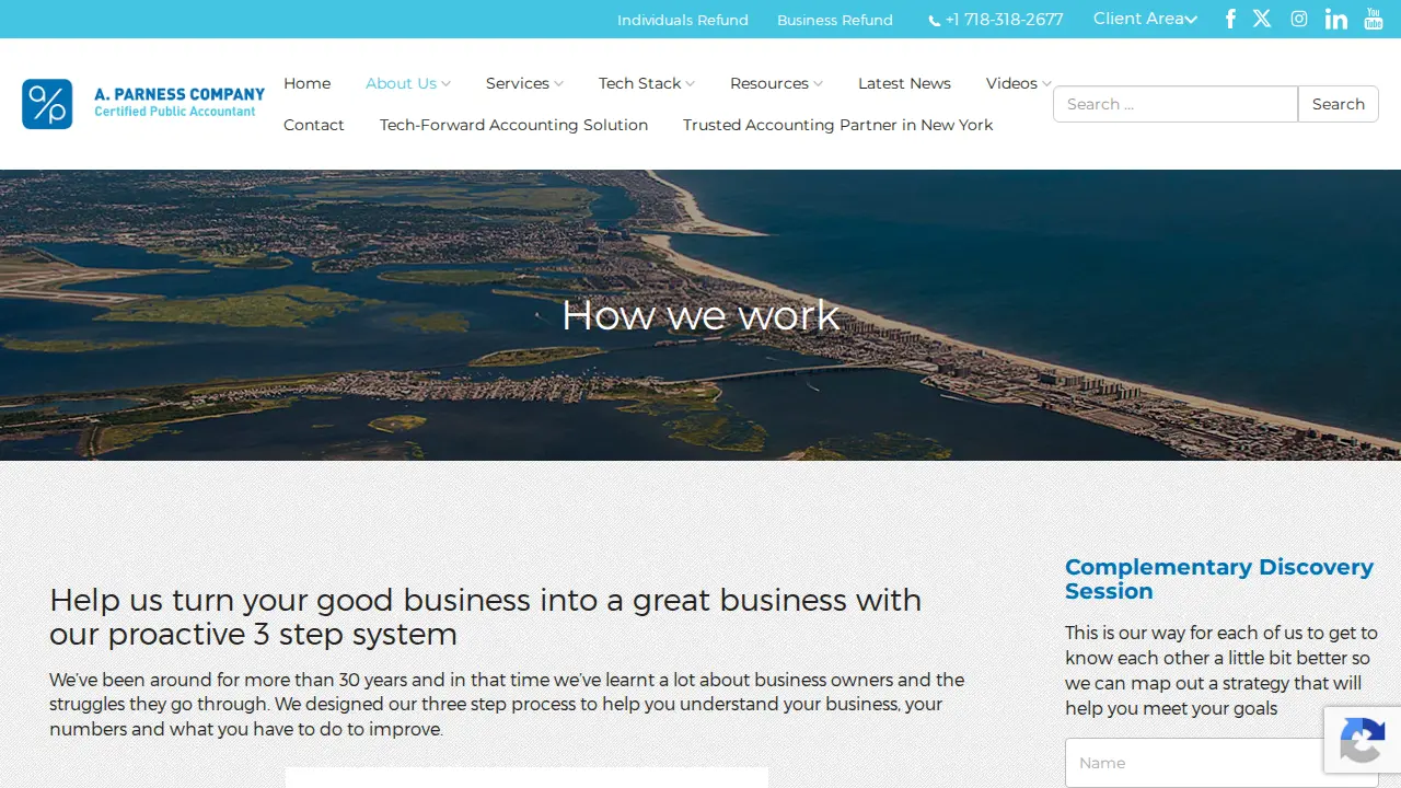 Andrea Parness Co CPA page