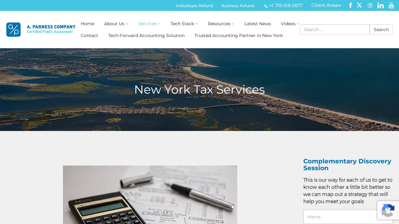 Andrea Parness Co CPA page