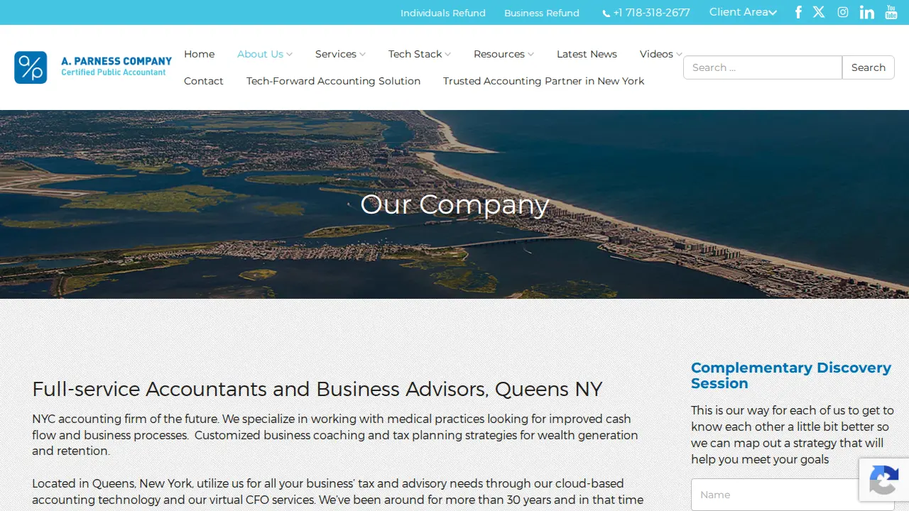 Andrea Parness Co CPA page