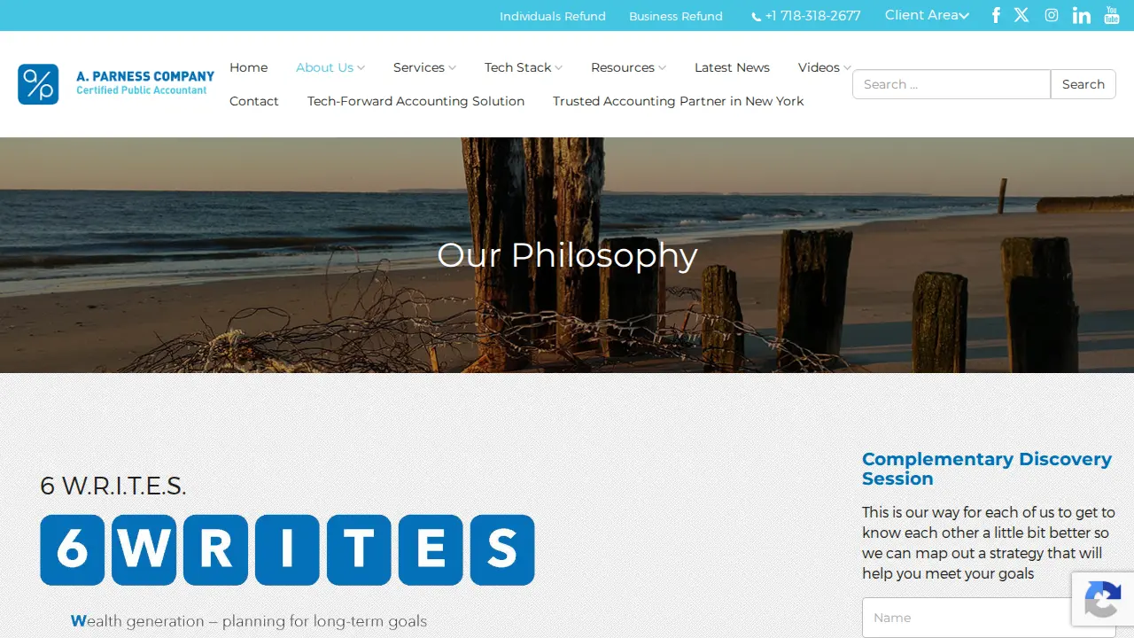 Andrea Parness Co CPA page