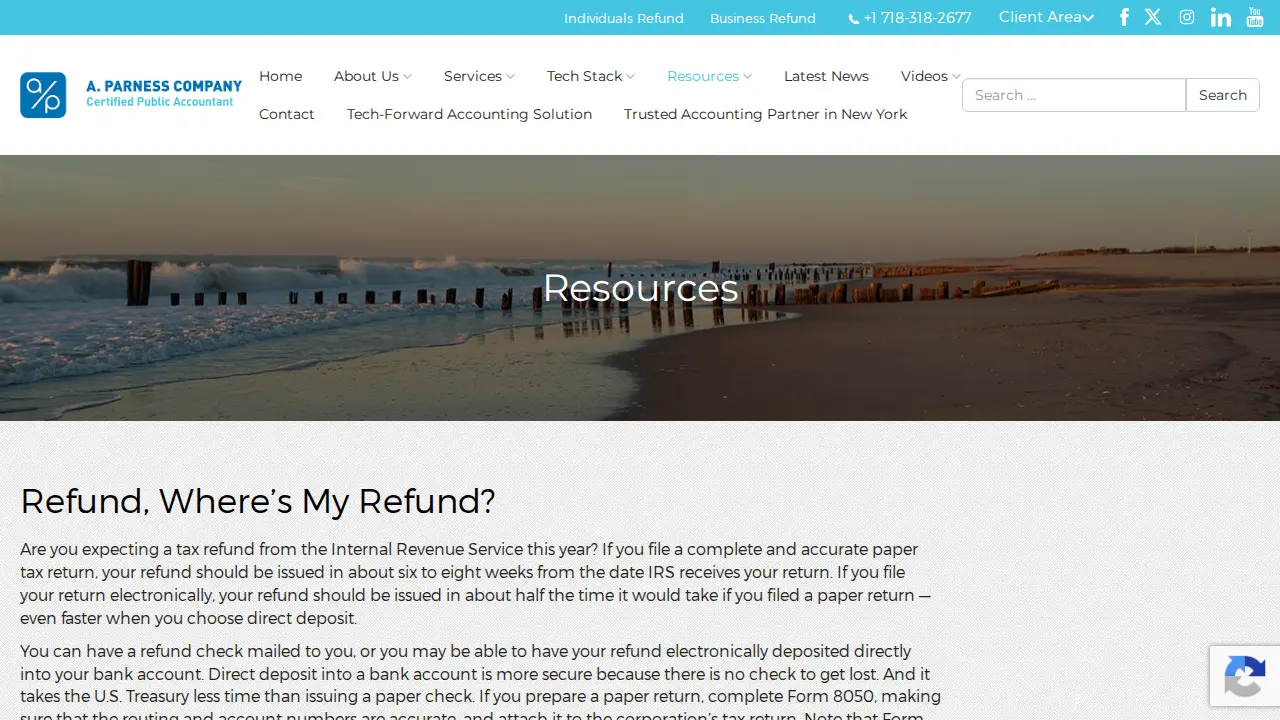 Andrea Parness Co CPA page