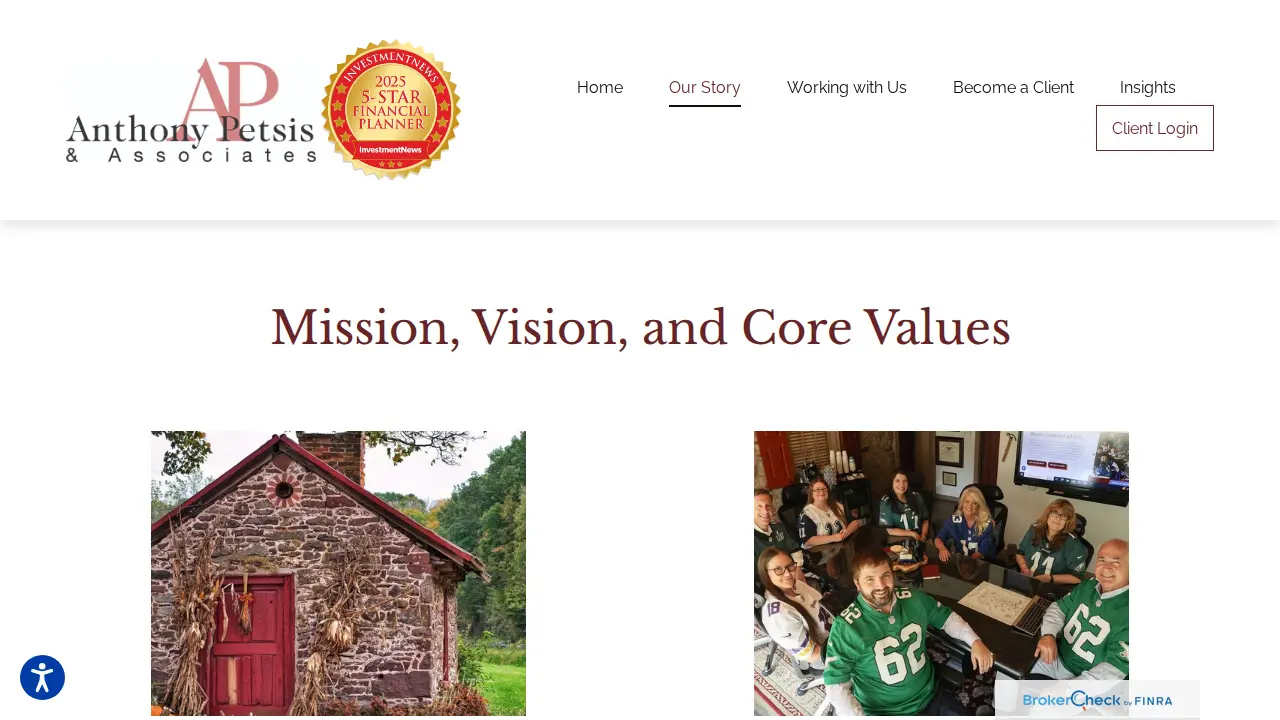 Anthony Petsis & Associates Inc page