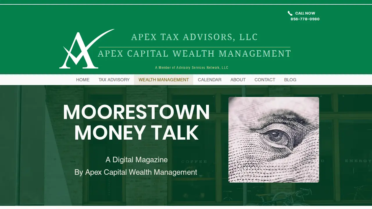Apex Tax Advisors page